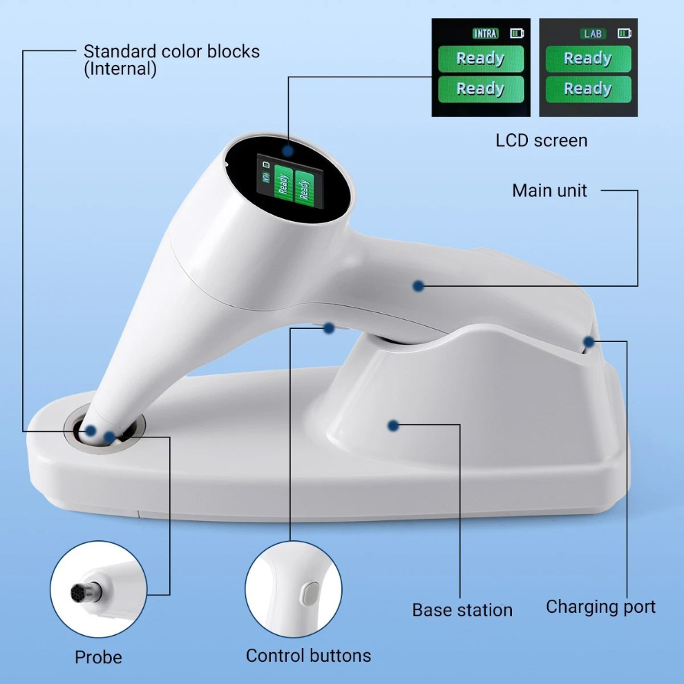 JG-7 Dental LED Digital Shade Guide Tooth Color Comparator